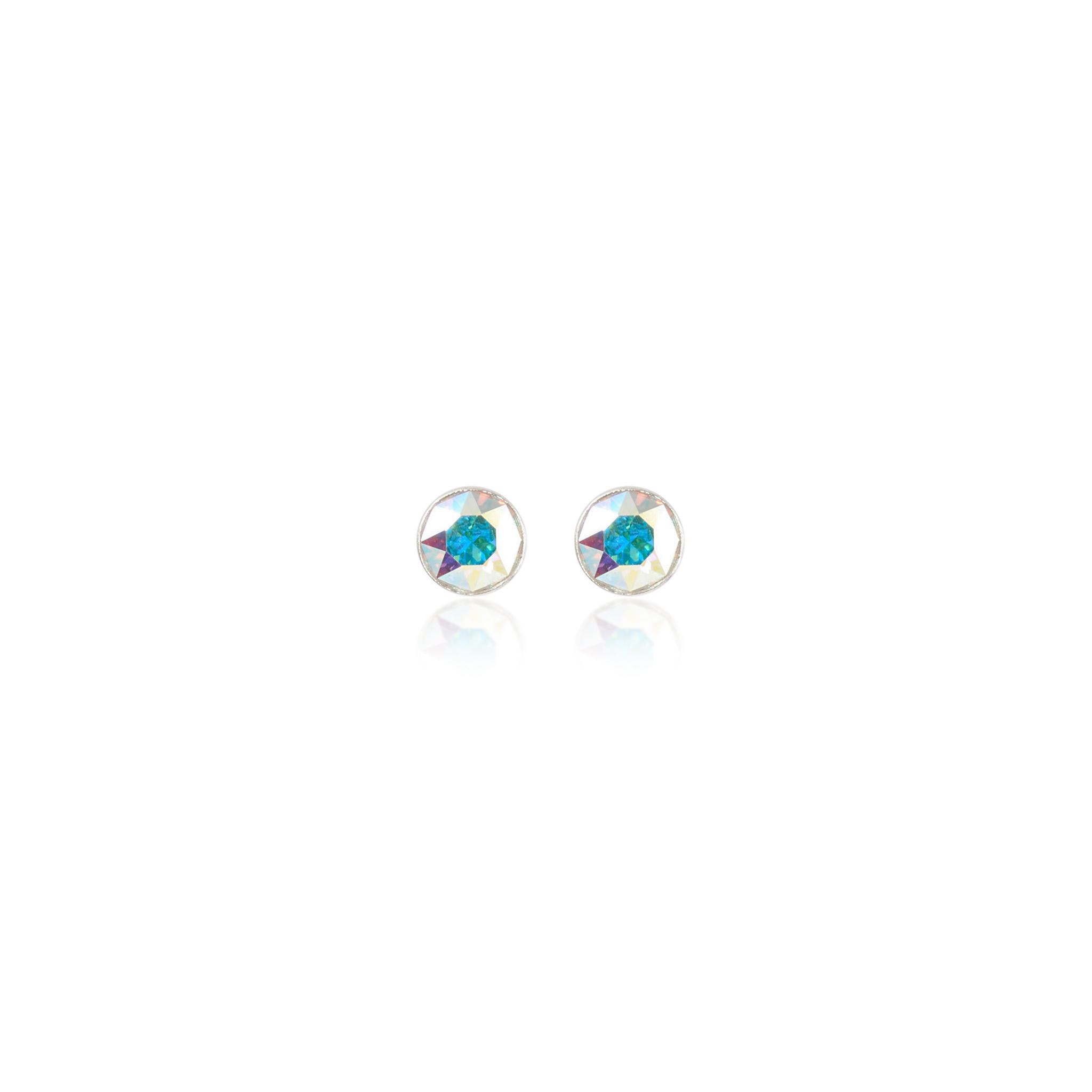 Eden Stud Earrings Aurora Borealis Hillberg Berk Eden Stud Earrings Aurora Borealis